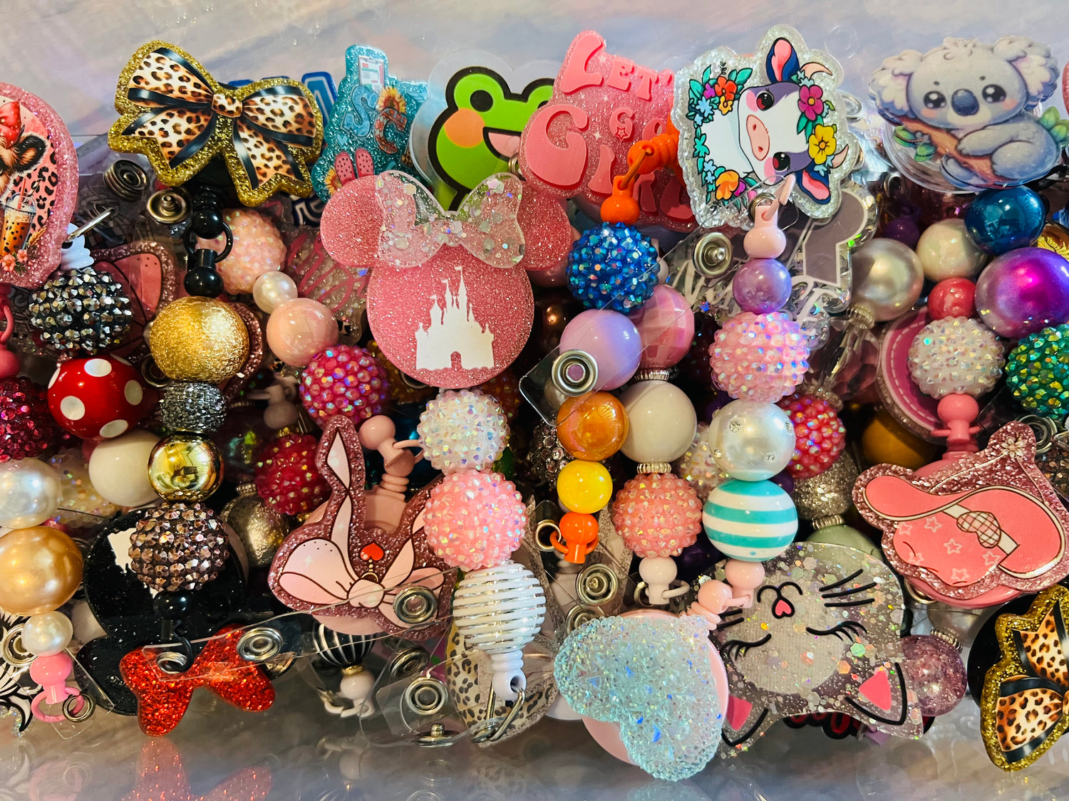 Beaded Badge Reels