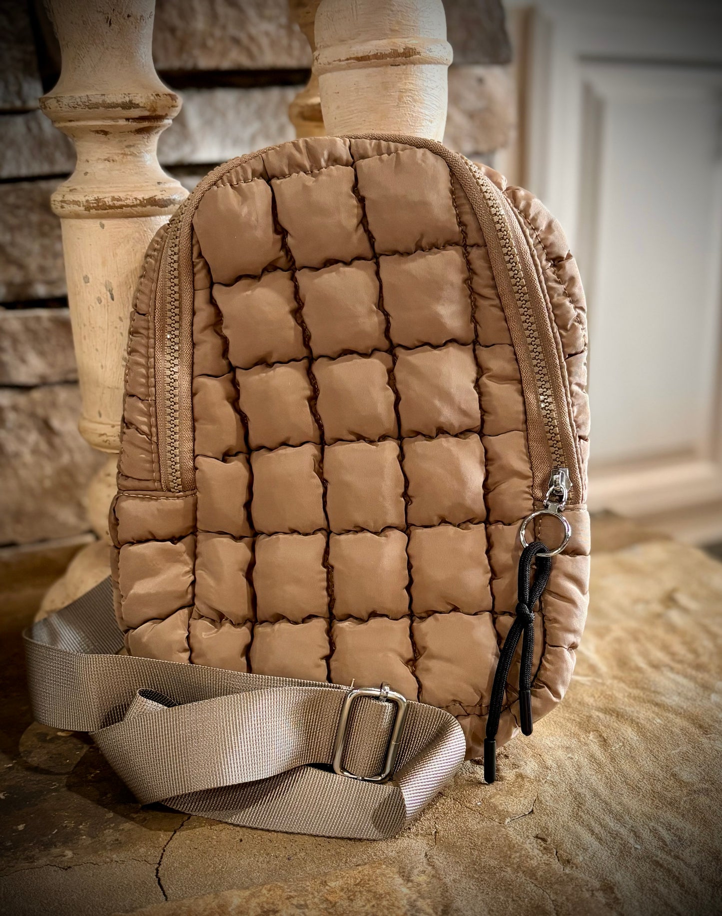 Backpack style sling bag