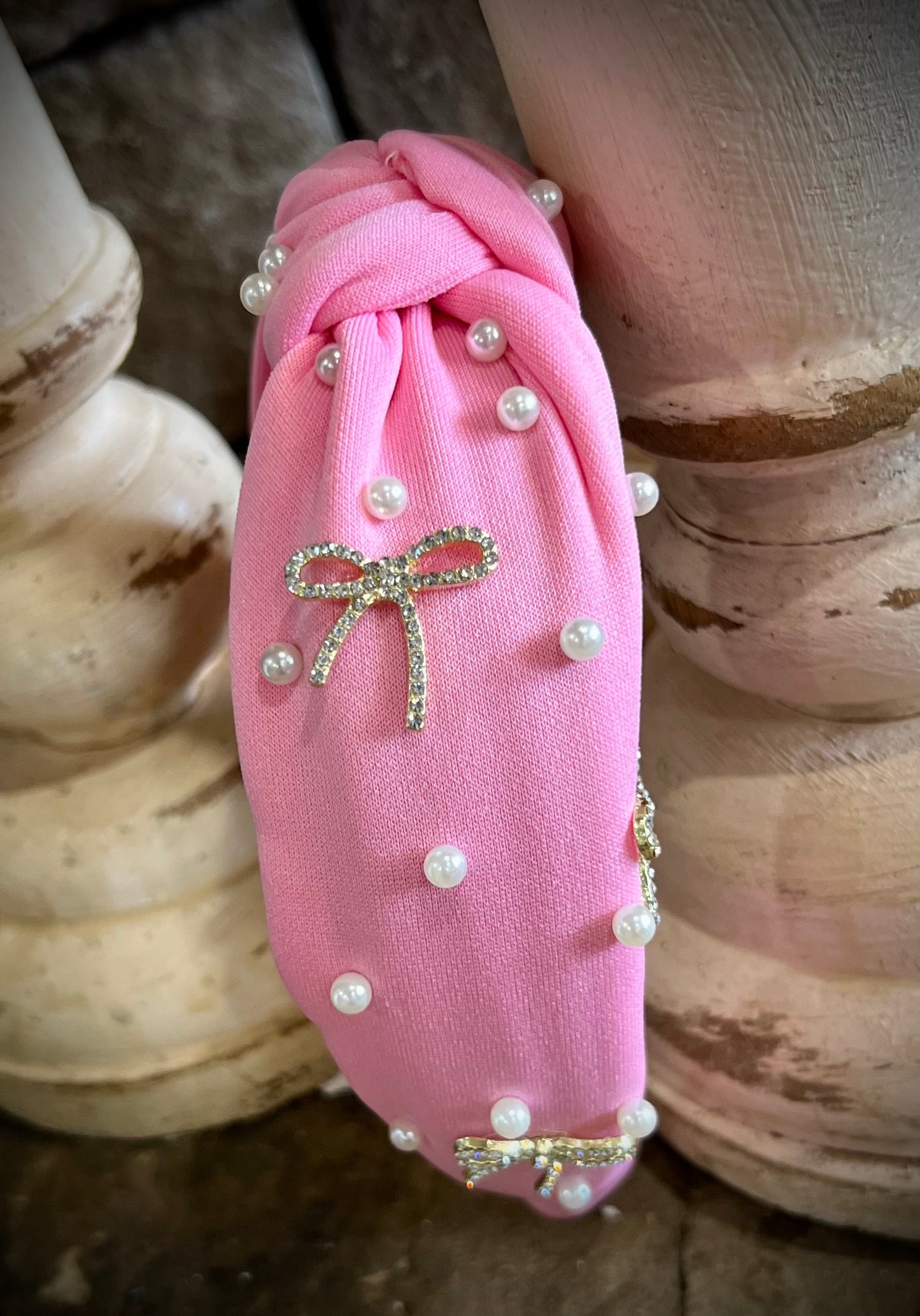 Pink “Fancy Bow” Headband