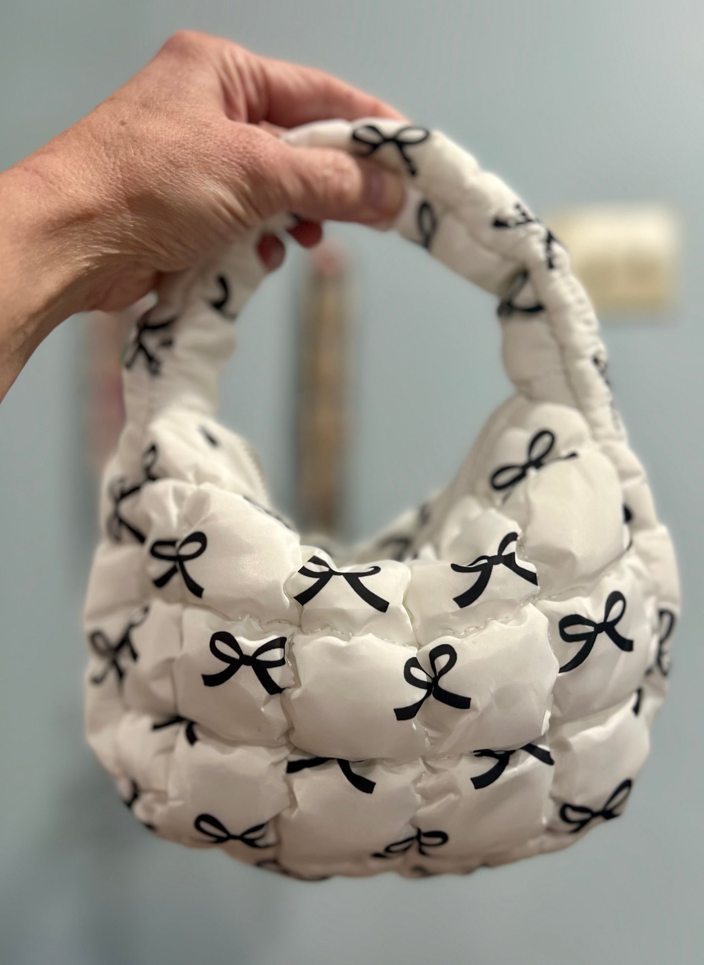 Quilted Bow Handbags