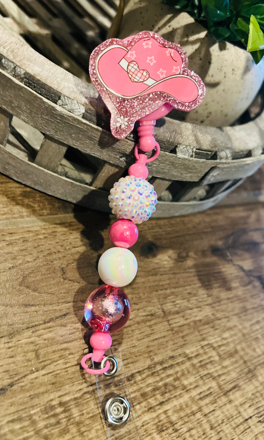 “Disco Cowgirl Hat” Badge Reel