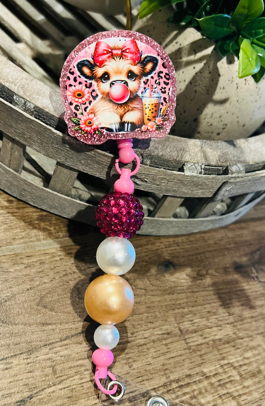 “Bubblegum Cow” Badge Reel