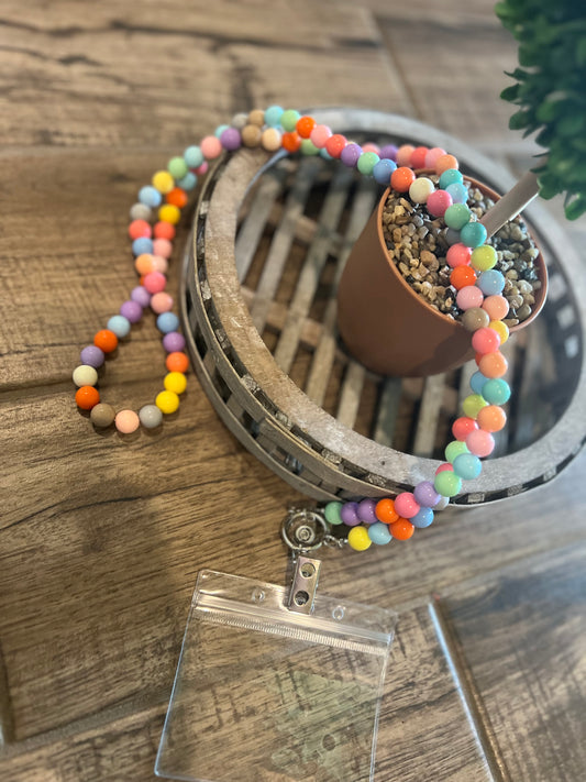 Colorful Bead Lanyard