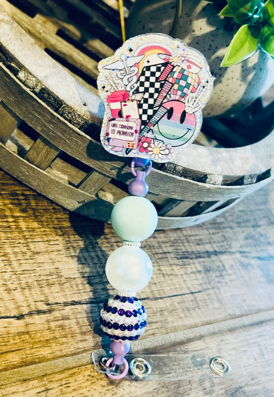 “Disco” Badge Reel 2-interchangeable