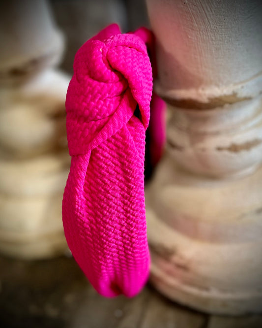 Dark Pink Headband