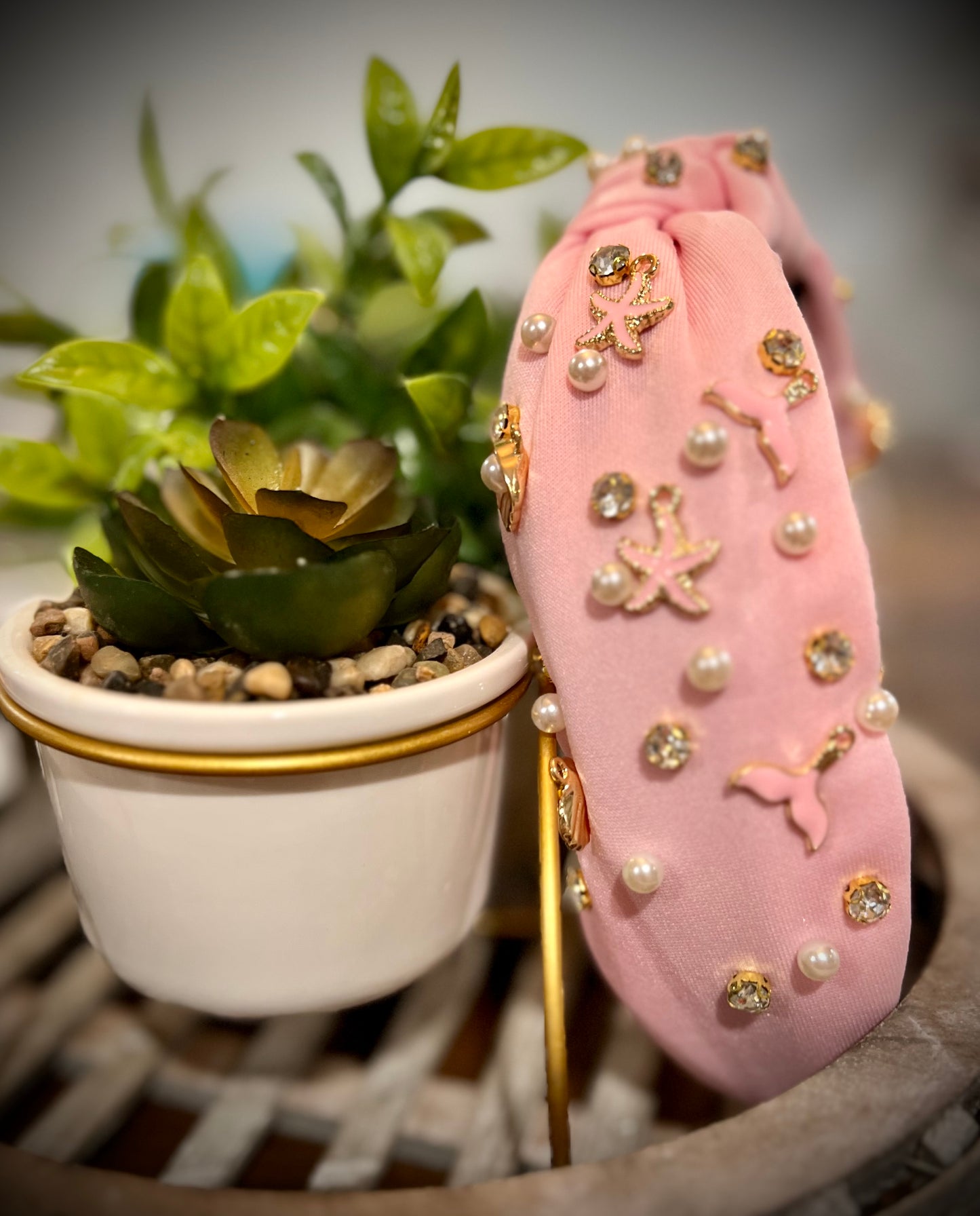 Pink “Beach” Headband