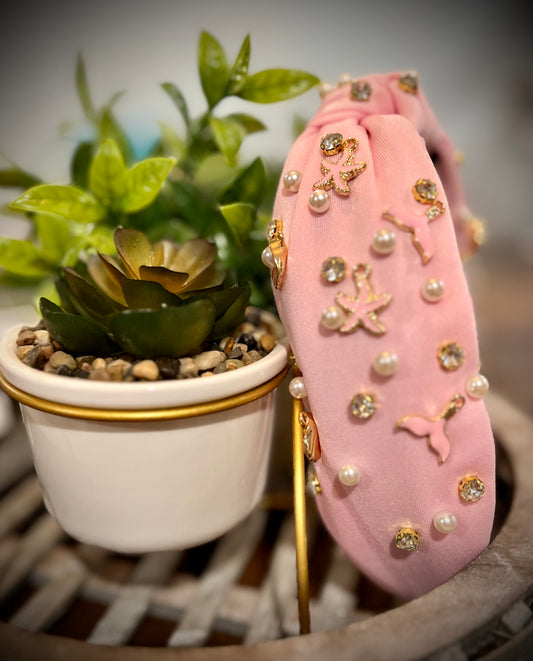 Pink “Beach” Headband