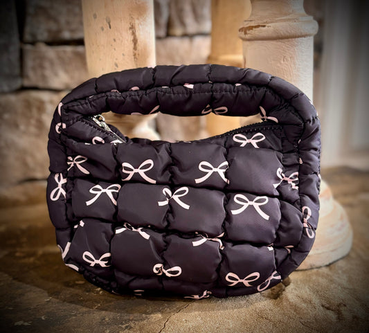 Quilted Bow Handbags